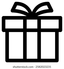 Gift Present Icon for E-Commerce Shop