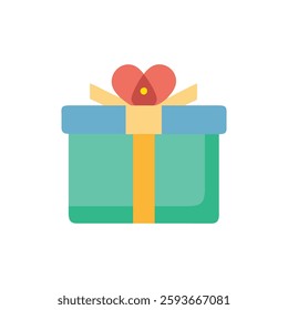 A gift present icon representing celebrations and joyful surprises.