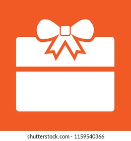 Gift, present icon, stock vector illustration, EPS10.