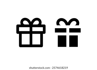 Gift present icon Vector. illustration design