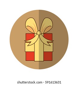 gift present isolated icon