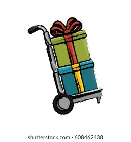 gift present isolated icon