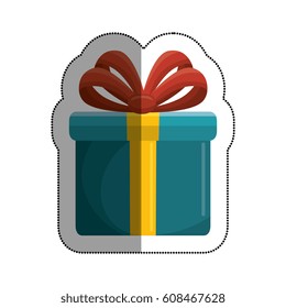 gift present isolated icon