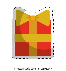 gift present isolated icon vector illustration design