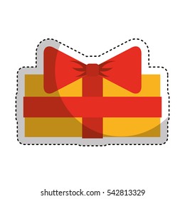 gift present isolated icon vector illustration design