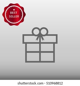 Gift / Present Vector Icon Illustration