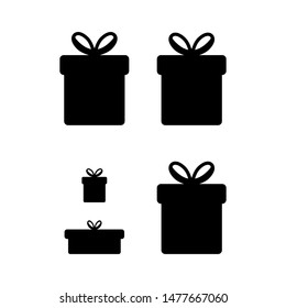 gift present vector white background isolated