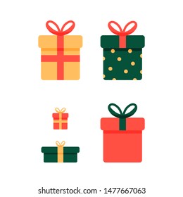 gift present vector white background isolated