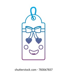 gift or price tag heart eyes emoji icon image 