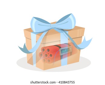 Gift pump. Terrorist attac