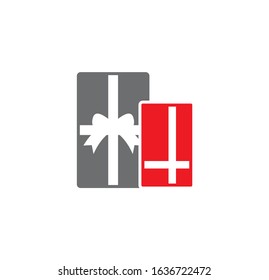 Gift related icon on background for graphic and web design. Creative illustration concept symbol for web or mobile app.