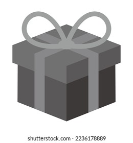 Geschenkidee zum Thema Vektorsymbol. Geschenkbox-Illustration.