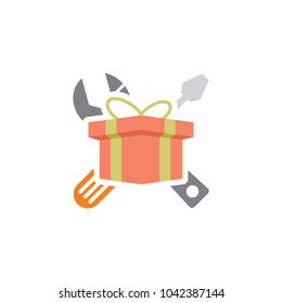 Gift Repair Logo Icon Design