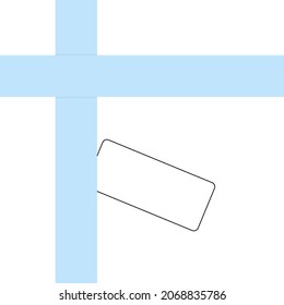 Banda de regalo y etiqueta de nombre
