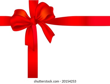 Gift ribbon. Vector.