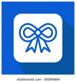 Gift ribbon vector icon