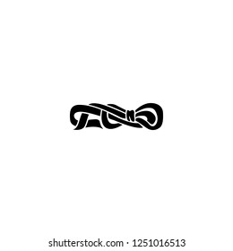 gift ribbon vector icon. gift ribbon sign on white background. gift ribbon icon for web and app