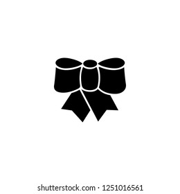 gift ribbon vector icon. gift ribbon sign on white background. gift ribbon icon for web and app