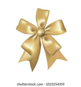 gift ribbons with bows for cards and decorations. Vector illustration