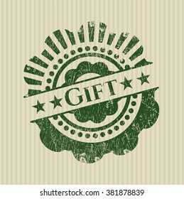 Textura de goma de regalo