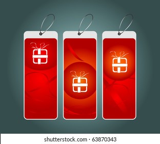 Gift or sale tag with copy text space