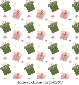 Regalo sin fisuras con estrellas 