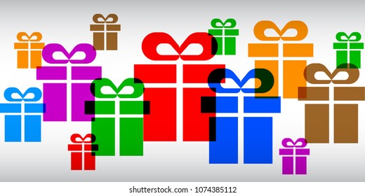 Gift set - vector