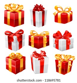 Gift set. Vector