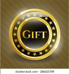 Gift-glänzender Button