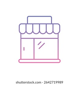 Gift Shop Icon vector stock illustration