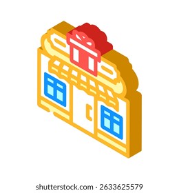 gift shop shop isometric icon vector. gift shop shop sign. isolated symbol illustration