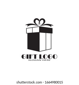 Gift Shop Logo Symbol Template Design Vector, Emblem, Design Concept, Creative Symbol, Icon
