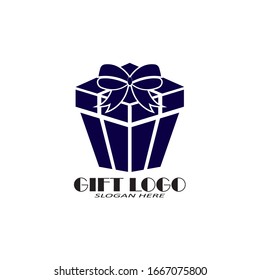 Gift Shop Logo Symbol Template Design Vector, Emblem, Design Concept, Creative Symbol, Icon
