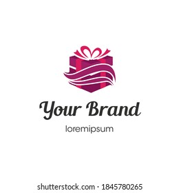 Diseño del logotipo de Tienda de regalos o de plantillas de símbolos
