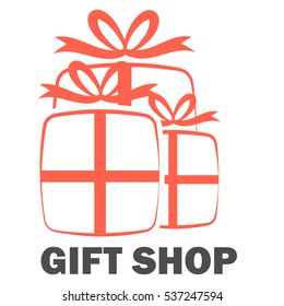 Gift shop logo template design