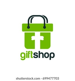 Gift Shop logo template designs vector illustration