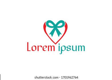 gift shop online logo design,vector icon