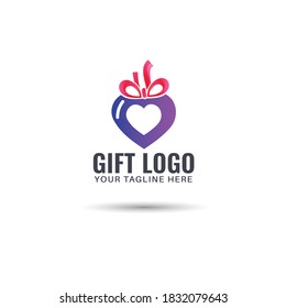 Gift shop vectors logo design