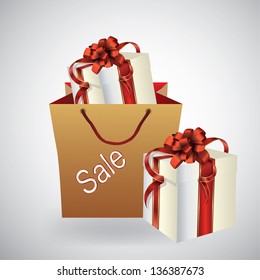 Gift in a shopping bag