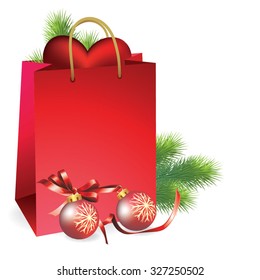 Gift in a shopping bag