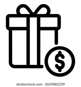 Gift Simple Vector Icon Collection