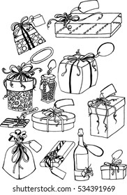 gift, sketch