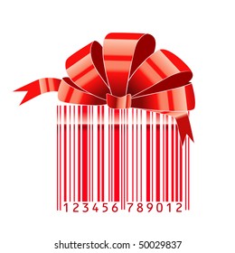 Geschenk mit Barcode