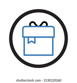 Icono de la caja de regalo o sorpresa