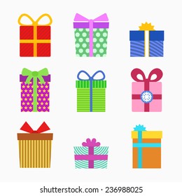 Gift symbol set