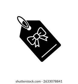 Gift Tag with Bowtie Pattern Design for Presents