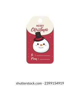 gift tags character christmas collection present