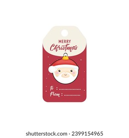 gift tags character christmas collection element