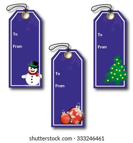 Gift Tags From To Christmas