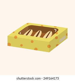 gift theme flat icon elements background,eps10